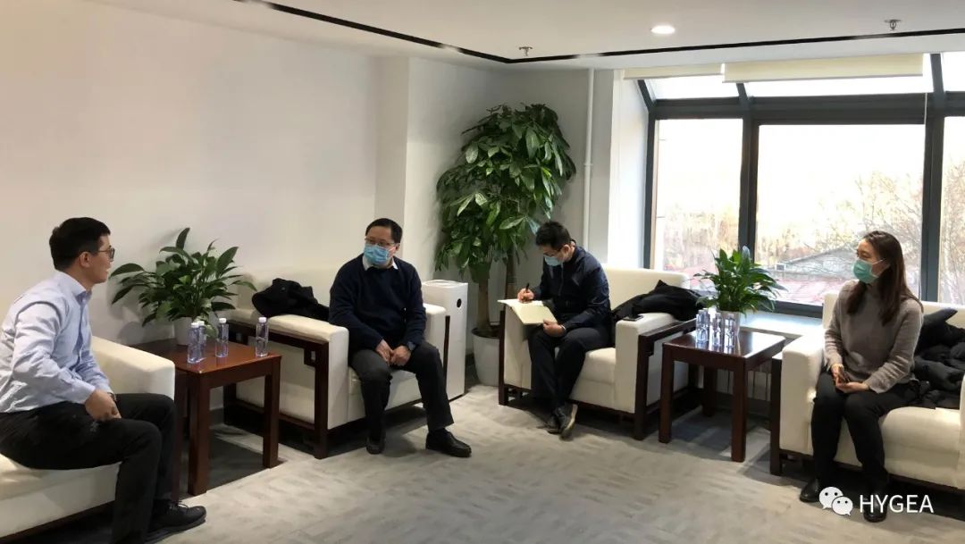 中關(guān)村科學(xué)城服體處劉釗處長一行走訪海杰亞